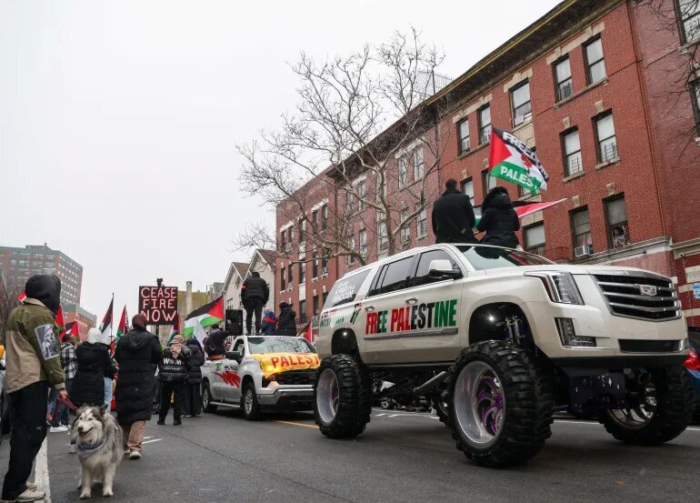 تظاهرات مردم نیویورک در حمایت از غزه+ تصاویر