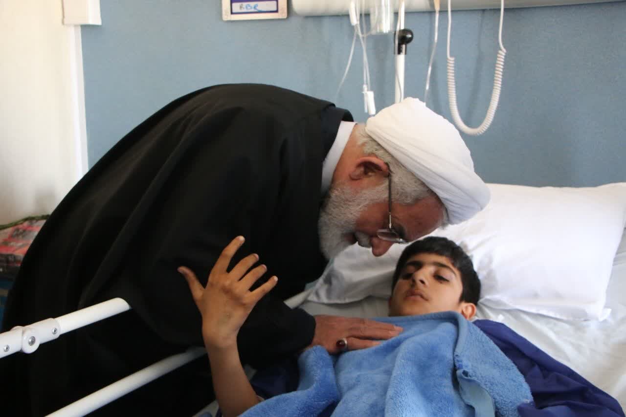 حجتالاسلام منتظری وارد کرمان شد / دیدار رئیس دیوان عالی کشور با مجروحان جنایت تروریستی