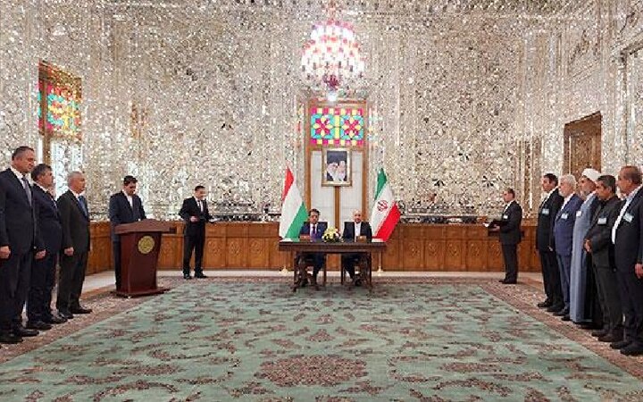 انعقاد تفاهم‌نامه همکاری‌های پارلمانی میان مجلس ایران و تاجیکستان