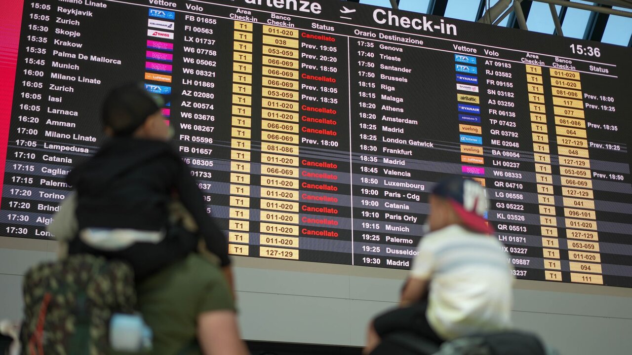 اعتصاب فرودگاههای ایتالیا