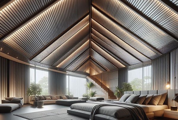 پوشش سقف شیبدار