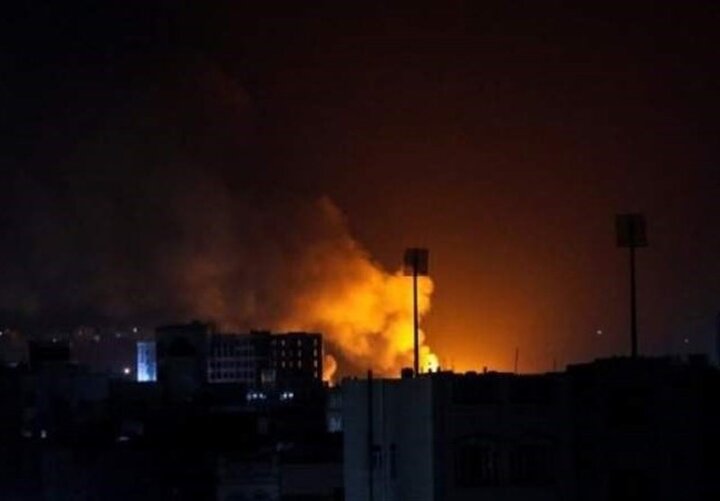 حمله مجدد به یمن / شدیدترین حملات از آغاز تجاوز ائتلاف آمریکایی + فیلم