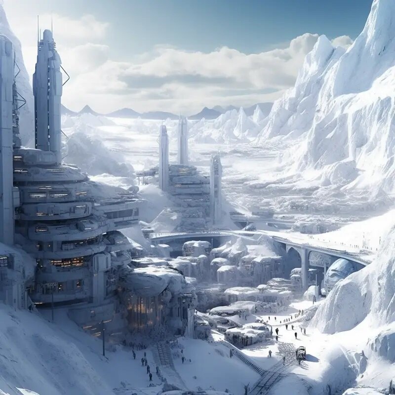 شکل شهرها تا هزار سال آینده از نظر هوش مصنوعی + عکس