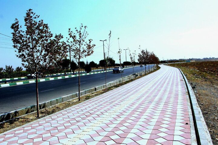 مسیر سلامت ۲ خیابان در منطقه ۸ اصفهان آماده بهره‌برداری است