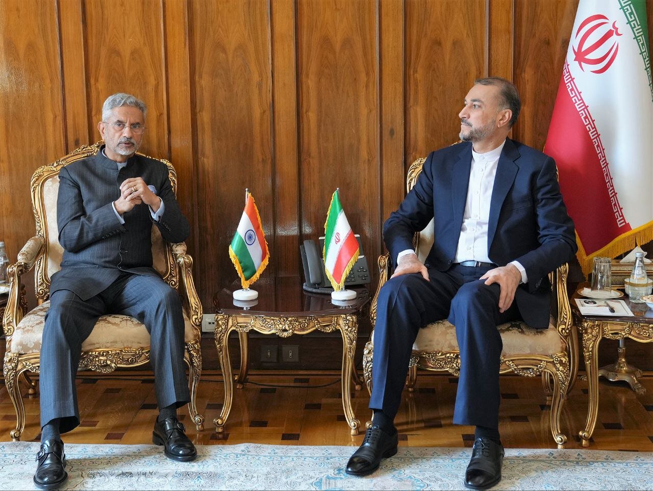 وزرای خارجه هند و ایران با یکدیگر دیدار کردند