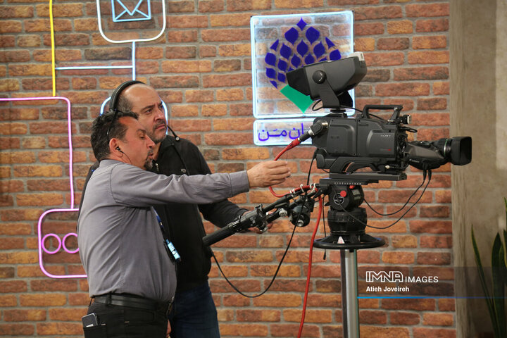 پشت صحنه برنامه تلویزیونی «اصفهان من»