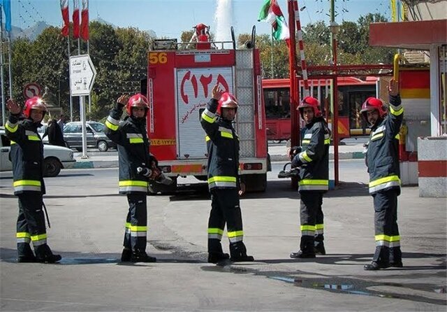 انجام ۳۲۸ عملیات آتش‌نشانی توسط آتش‌نشانان شیرازی