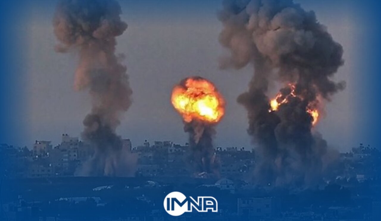 تصاویر زنده از محل حمله رژیم اسرائیل به دمشق