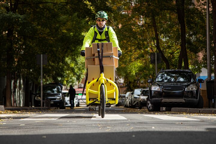 طرح دوچرخه‌های باری الکترونیکی در بوستون برای کاهش آلودگی
