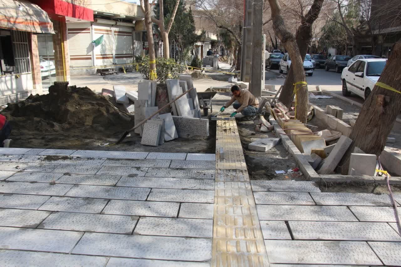 اجرای فاز دوم عملیات ساماندهی خیابان ابوذر در منطقه ۱۱ اصفهان