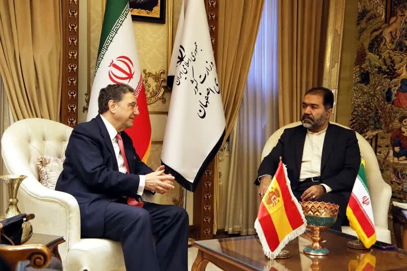 تأکید بر گسترش روابط میان ایران و اسپانیا با محوریت اصفهان