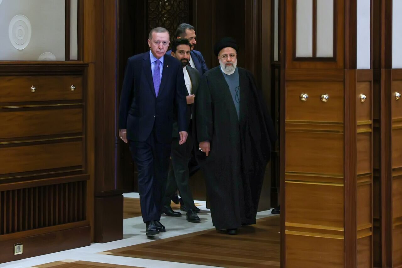 گفت‌وگوی خصوصی رئیسی و اردوغان در کاخ آق‌سرای آنکارا