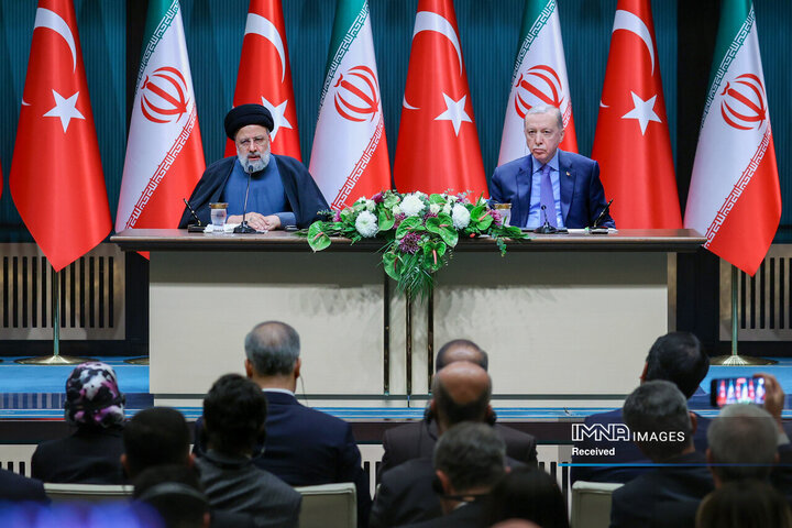 نشست خبری مشترک رؤسای جمهور ایران و ترکیه
