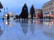 باران دیرهنگام زمستانی قمی‌ها را خوشحال کرد