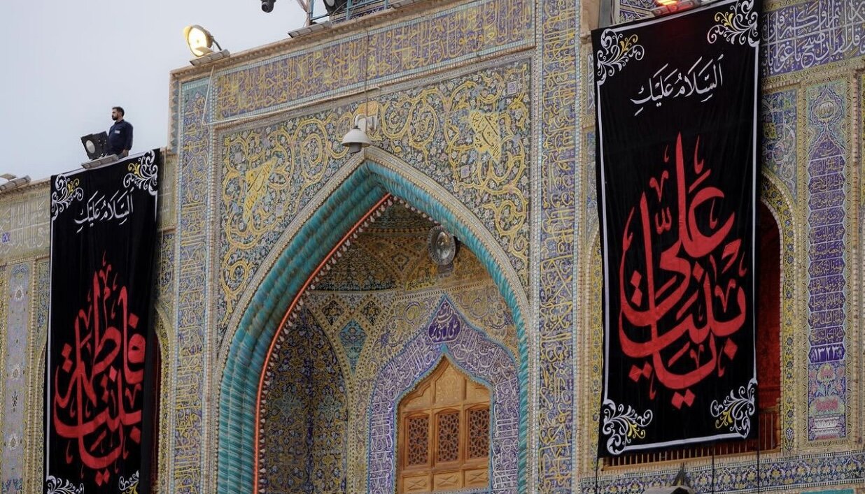 خانه پدری در عزای عمه سادات سیاهپوش شد + عکس و فیلم