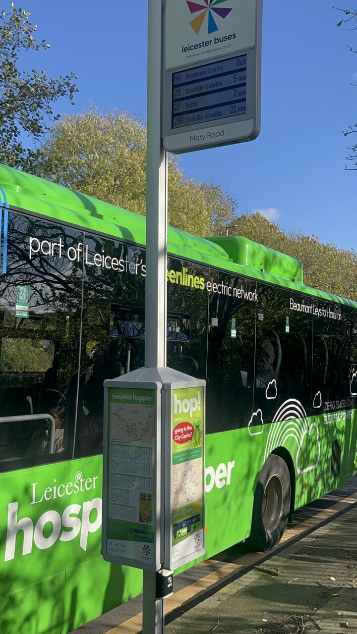 تسهیل استفاده از حملونقل عمومی برای نابینایان در لستر