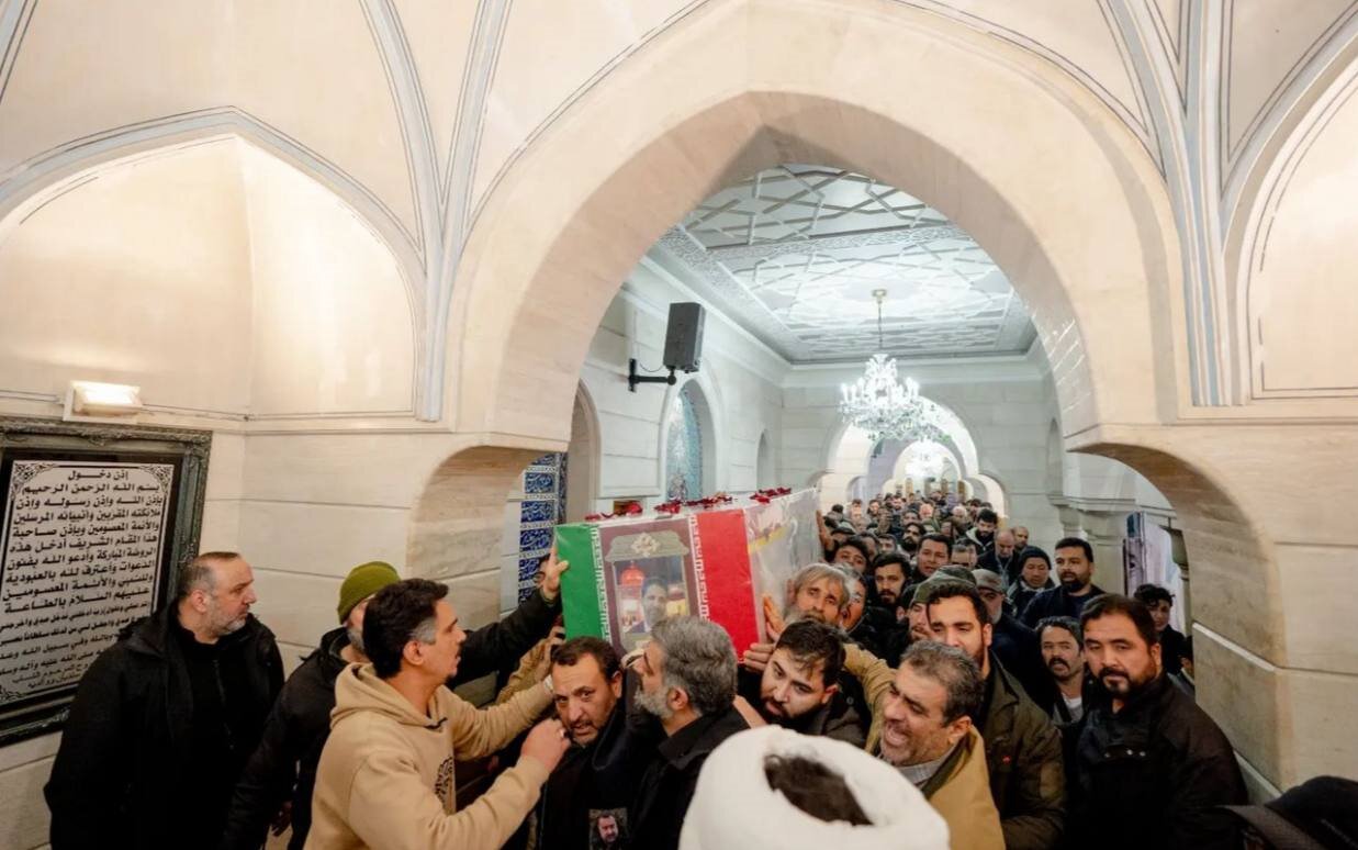 پیکر شهید سعید علیدادی در سوریه تشییع شد+عکس