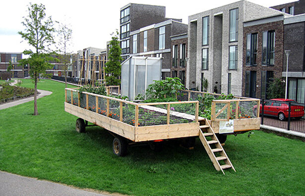باغچه‌های سیار؛ راهکار کمبود فضای سبز شهری