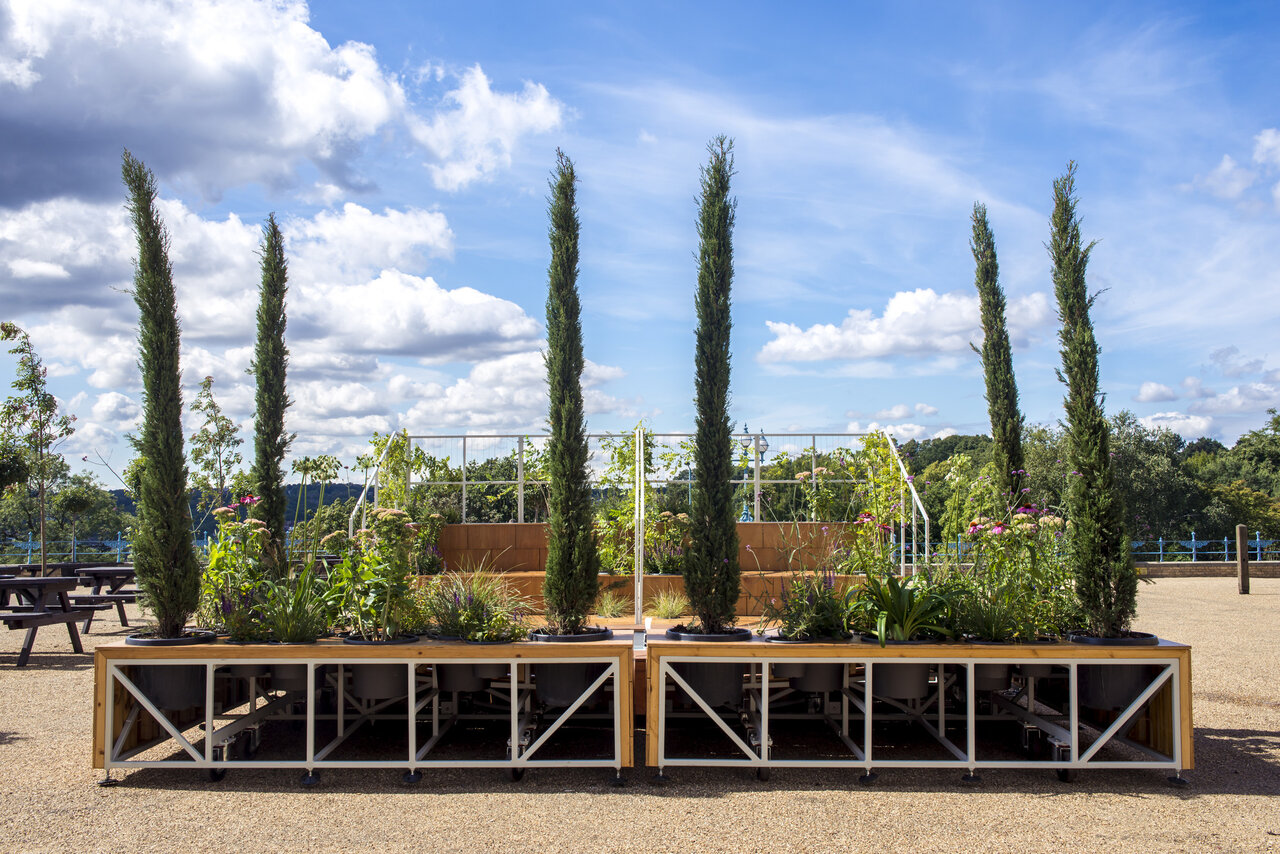 باغچه‌های سیار؛ راهکار کمبود فضای سبز شهری