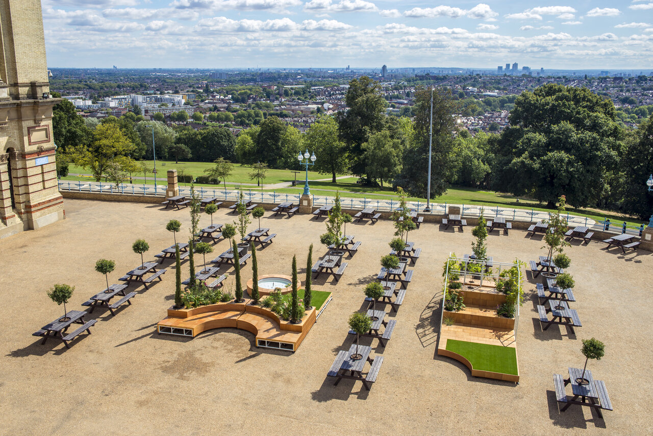 باغچههای سیار؛ راهکار کمبود فضای سبز شهری