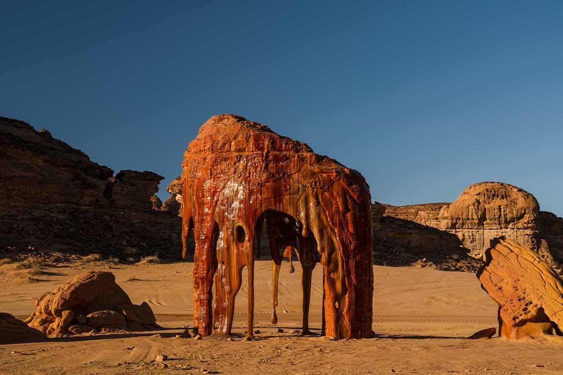 کاوش در صحرای عربستان با جدیدترین نمایشگاه Desert X + عکس