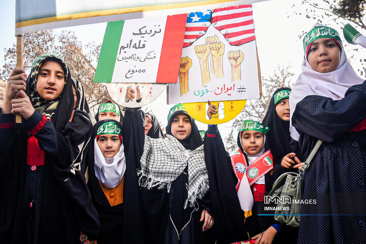 راهپیمایی 22 بهمن در بجنورد