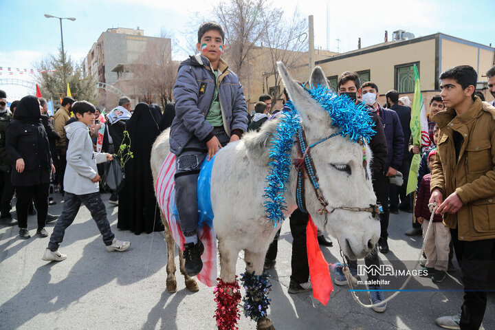 راهپیمایی 22 بهمن در شهرکرد