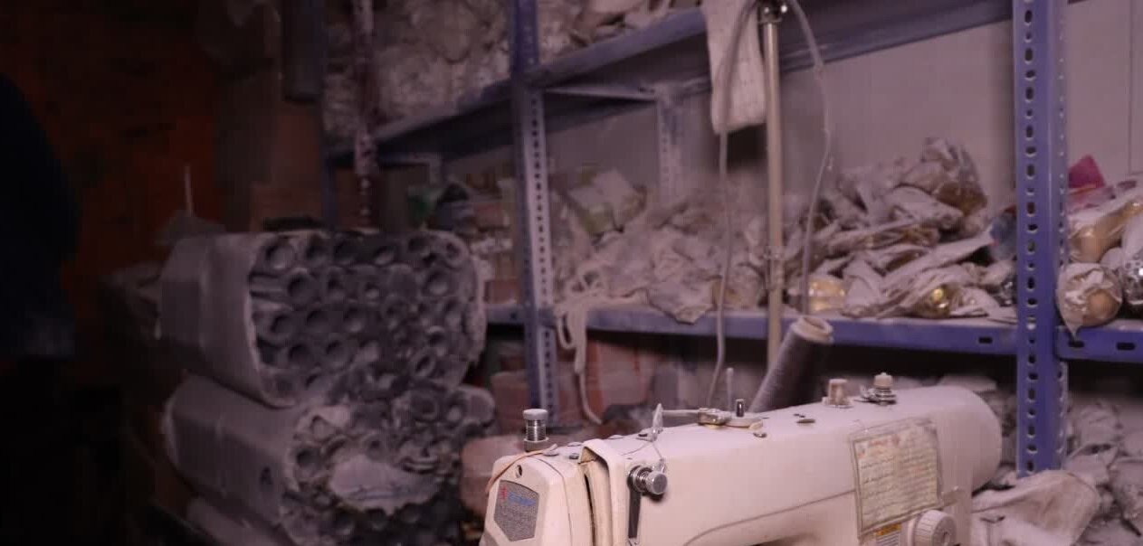 انفجار در مغازه پردهفروشی در خیابان ابن سینا + عکس