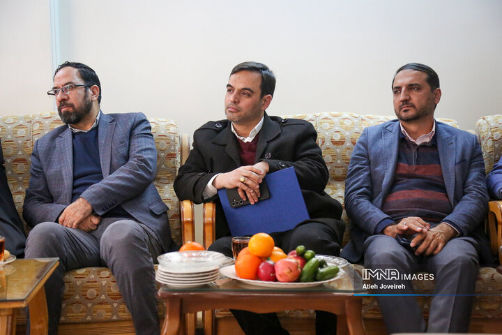 دیدار شهردار و جمعی از مدیران شهری با سردار کریم نصر