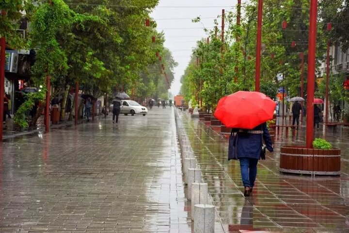 بانه، بارانی‌ترین شهر کردستان در شبانه‌روز گذشته بود/ تداوم بارش‌ها تا روز دوشنبه