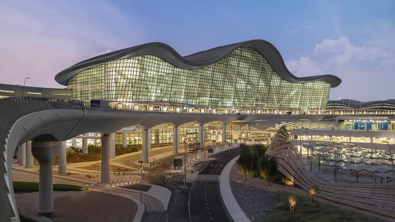 طراحی جدید فرودگاه ابوظبی با الهام از معماری اسلامی