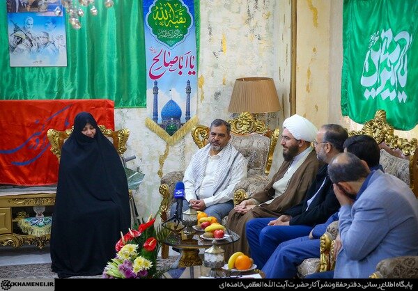 تجلیل نمایندگان رهبر انقلاب از جانبازان + تصاویر