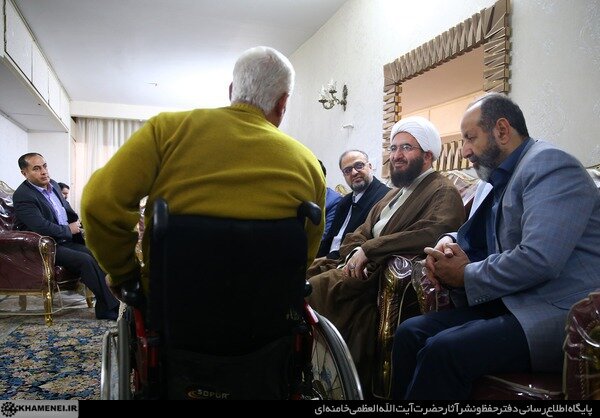 تجلیل نمایندگان رهبر انقلاب از جانبازان + تصاویر