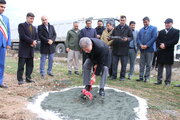 کلنگ‌ ساخت ۱۱۳۰ واحد مسکونی در دانشگاه رازی به زمین زده شد