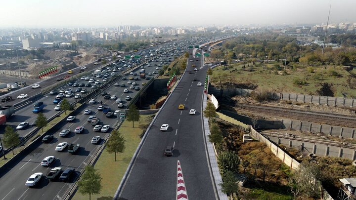 پایان پروژه کندروی شمالی بزرگراه آزادگان تهران زودتر از موعد