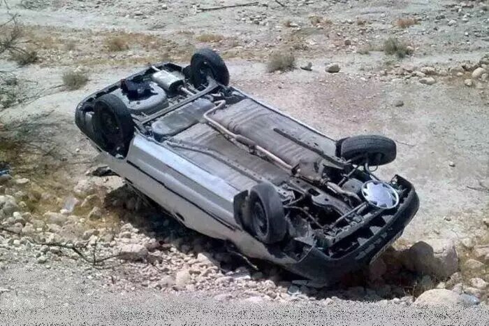 واژگونی خودروی پراید در آزادراه قزوین-زنجان ۵ مصدوم برجای گذاشت