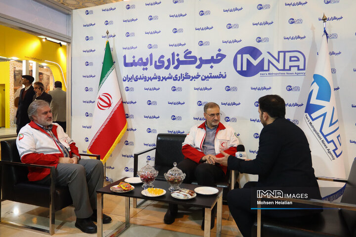 میهمانان غرفه ایمنا در چهارمین روز نمایشگاه رسانه‌های ایران