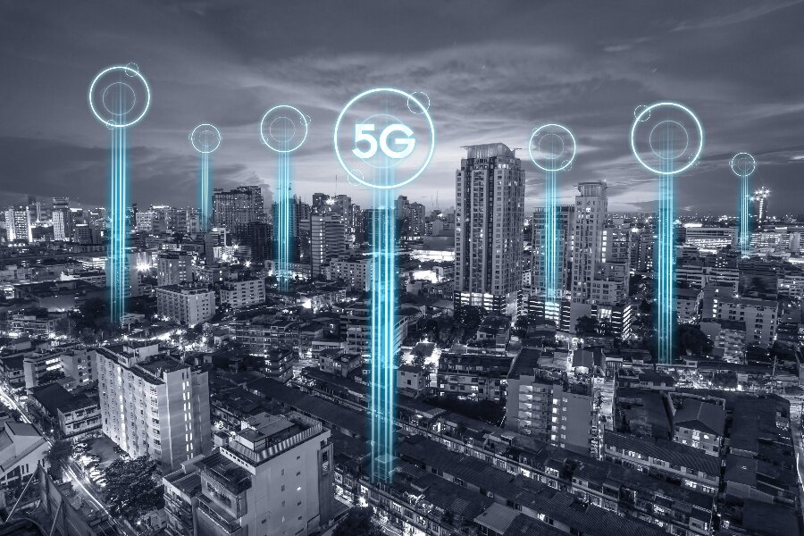 استقرار 5G در شهرهای هوشمند