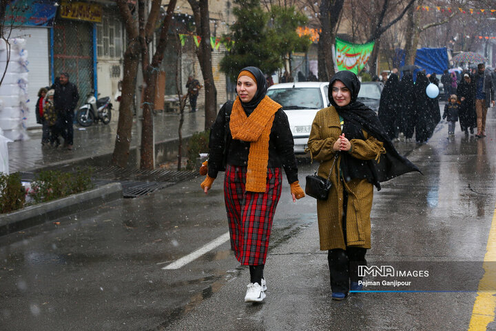 پیاده‌روی نیمه شعبان در اصفهان
