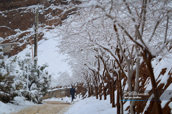 Winter's Final Embrace: Isfahan Under a Blanket of Snow