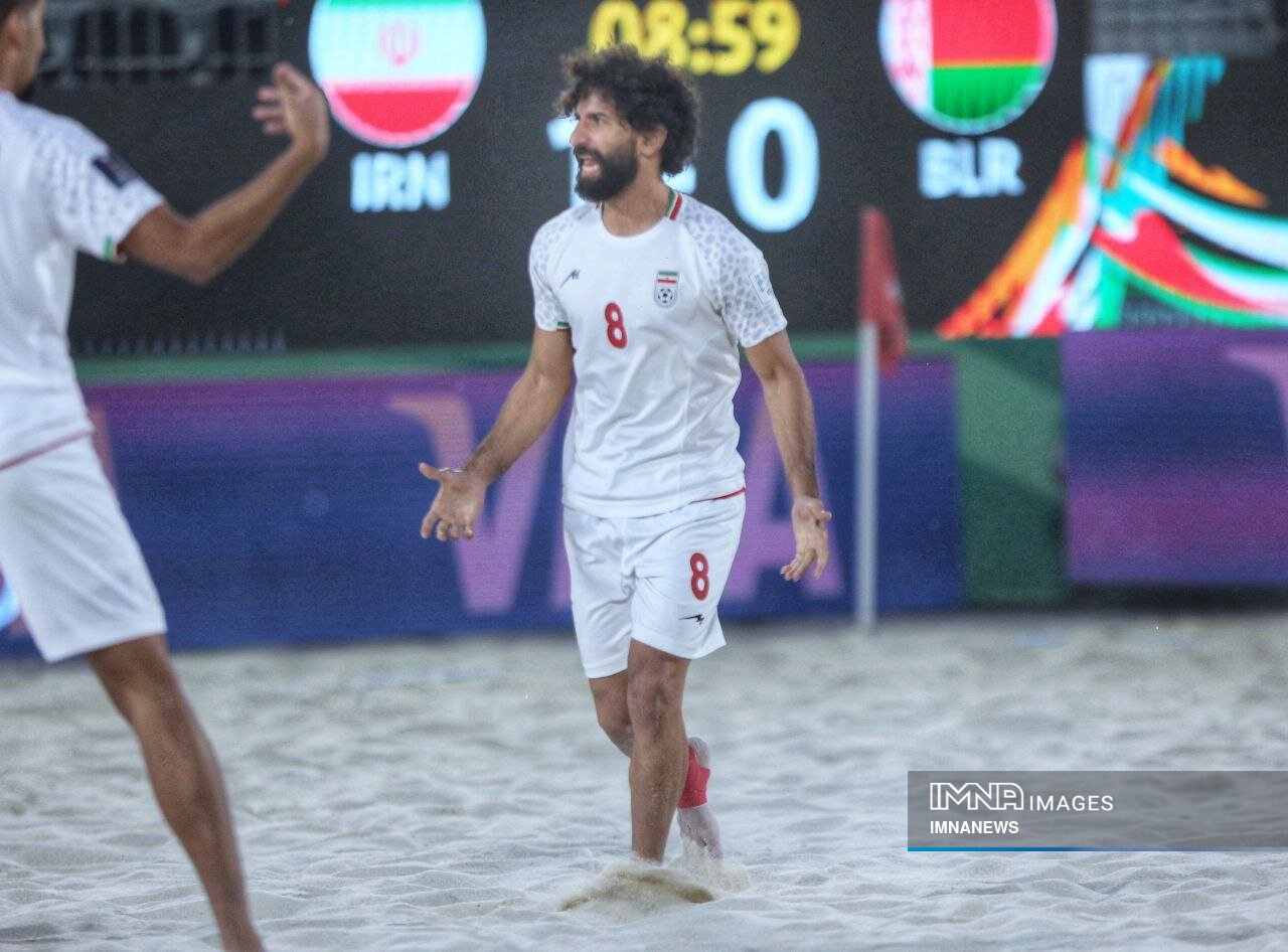 خلاصه بازی فوتبال ساحلی ایران و بلاروس + فیلم