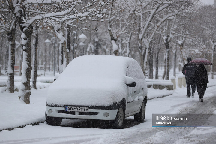 فیلم| نخستین بارش سنگین برف در یاسوج
