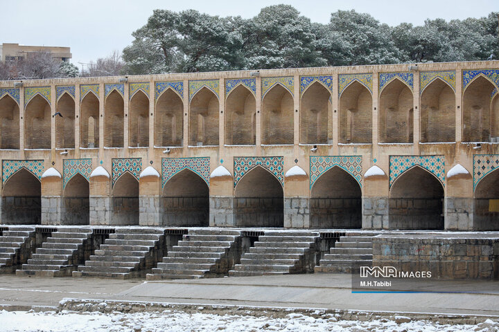 Winter's Final Embrace: Isfahan Under a Blanket of Snow