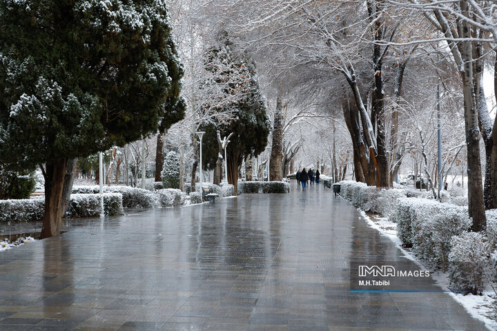 ثبت دمای ۸ درجه زیر صفر در اصفهان / منتظر باران و برف باشید