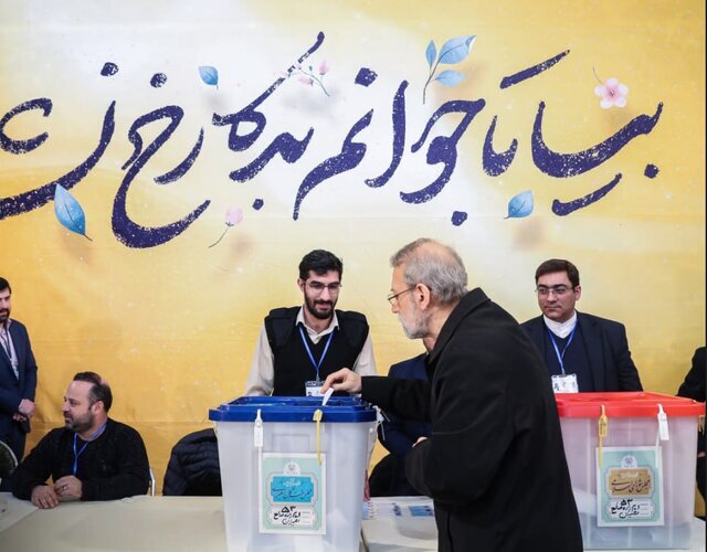 علی لاریجانی رأی داد