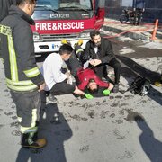 مهار آتش‌سوزی گسترده در مجتمع تجاری خلیج‌فارس شهر یزد