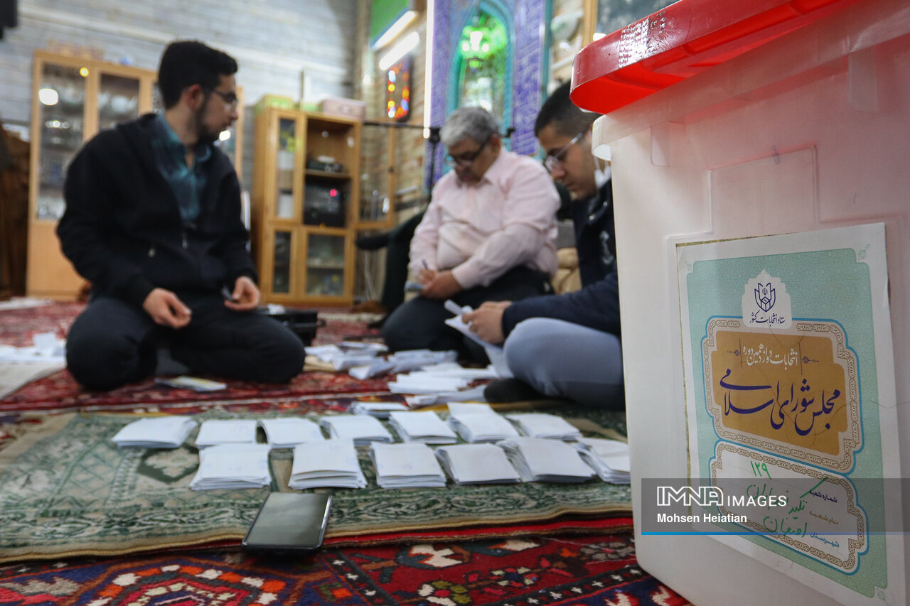 اعلام نتایج انتخابات مجلس شورای اسلامی در استان اصفهان