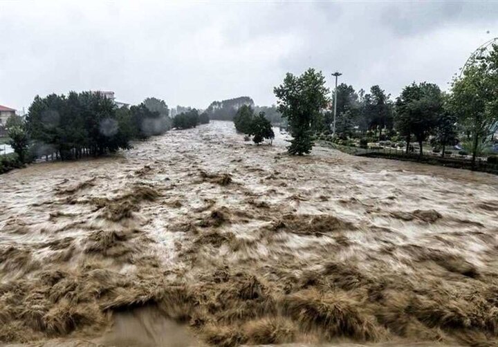 فیلم | جاری شدن سیلاب در شهداد کرمان