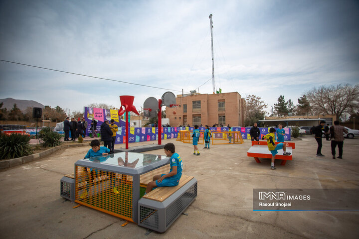 آیین رونمایی از بازی های سازمان زیباسازی شهر اصفهان