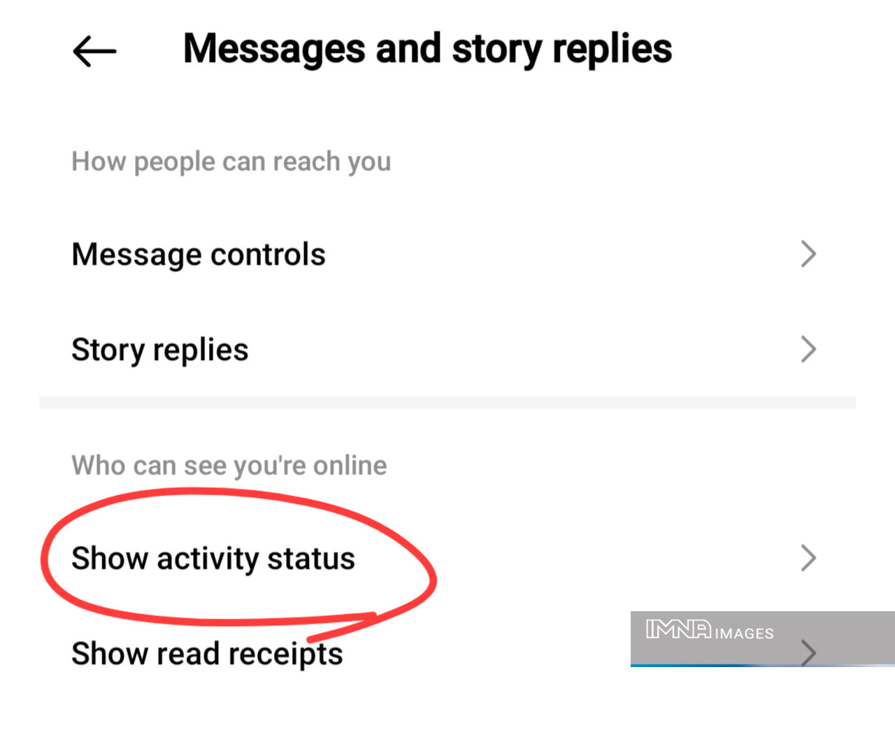مخفی کردن آنلاین بودن در اینستاگرام جدید